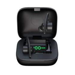 Casti Wireless Over-Ear Q83, Bluetooth 5.0, Cutie Incarcare, Impermeabil IPX4, Anulare Zgomot, Microfon Incorporat, HD Voice, Negre