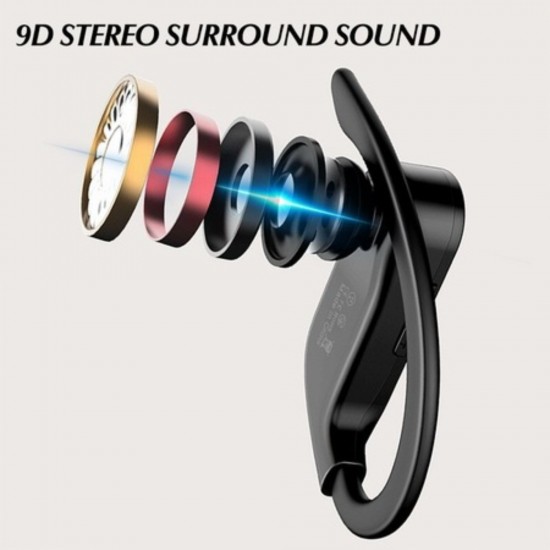 Casti Wireless Over-Ear Q83, Bluetooth 5.0, Cutie Incarcare, Impermeabil IPX4, Anulare Zgomot, Microfon Incorporat, HD Voice, Negre