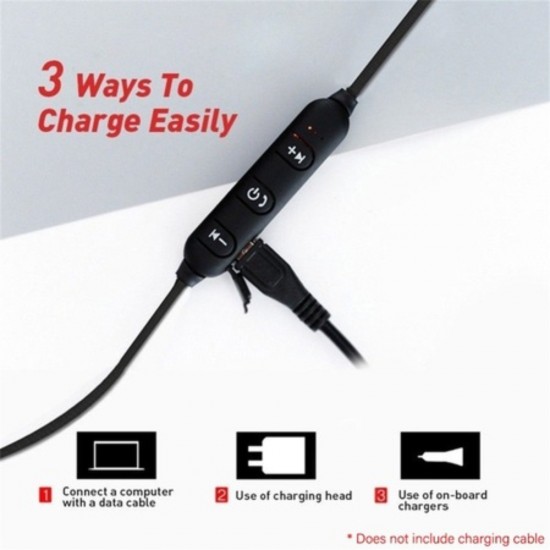 Casti Bluetooth Magnetice XT11, In-ear, BT 4.2, 55 mAh, 22 mA, 4 uA, din ABS si Silicon, 60 cm, Negre