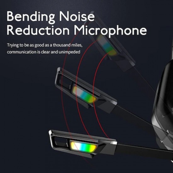 Casti Gaming A30 cu Microfon, Jack 3.5mm, USB, Negre