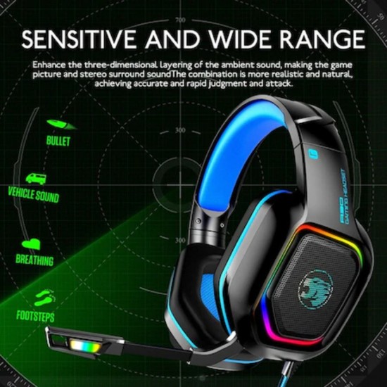 Casti Gaming A30 cu Microfon, Jack 3.5mm, USB, Negre