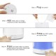 Difuzor de Aroma Terapie, Umidificator, Lampa de Veghe ,700 ml ,Ultrasonic , 7 Culori Cu Telecomanda, Difuzor de Arome si de Ulei Esential