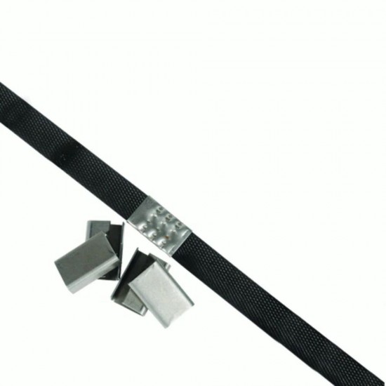 Capse Metal pentru Legare Banda PP/ PET, Dimensiune 16 mm, Cantitate 800 buc in cutie