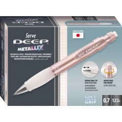 Creion Mecanic Deep, 0.7 Mm, Corp Roz Metalizat