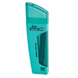 Serve Double Erase, Mine Creion 2b + Radiera, 80 Mine X 0.5 Mm, Corp Turcoaz Pastel