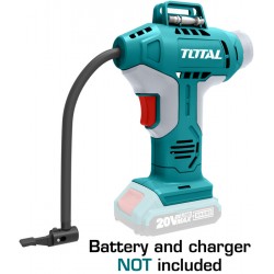 Total - Compresor Aer - 150psi/10bar - Li-ion - 20v (nu Include Acumulator Si Incarcator)