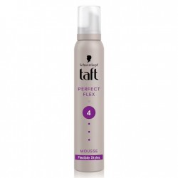 Spuma Modelatoare Taft Perfect Flex, Nivel Fixare 4, Formula Vegana, 200 Ml