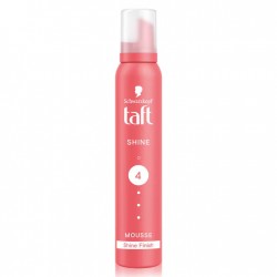 Spuma Modelatoare Taft Shine, Nivel Fixare 4, Formula Vegana, 200 Ml