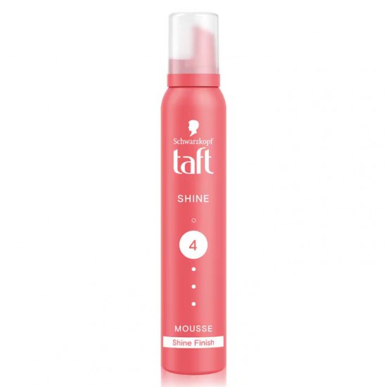 Spuma Modelatoare Taft Shine, Nivel Fixare 4, Formula Vegana, 200 Ml