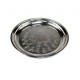 Tava Din Inox Rotunda, Diametru 30 Cm, Culoare Argintiu