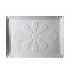Tavite Albe T12 din Carton Duplex, 100 Buc/Set, 24x34 cm, 450 g/mÂ², Platouri Cofetarie, Platouri pentru Desert, Platouri pentru Deserturi, Platouri Albe, Platouri Albe Carton, Platouri Carton Duplex, Tavite Albe, Set Tavite Albe