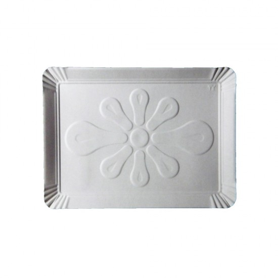 Tavite Albe T8 din Carton Duplex 350 g/mÂ², 23x16.5 cm, 100 Buc/Bax - Farfurii Fast Food