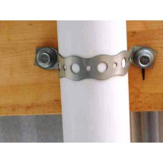 Banda Perforata Index, 17mm x 0.8 mm x 10m, 100 kg Sarcina Maxima, pentru Instalarea Tevilor, Banda Metalica Perforata pentru Montaj, Banda Metalica Perforata, Banda Metalica Montaj, Benzi Perforate