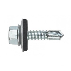 Set 250 Suruburi Autoforante cu Saiba, Zincat, 4.8x19 mm, Surub cu Saiba, Surub, Surub Saiba