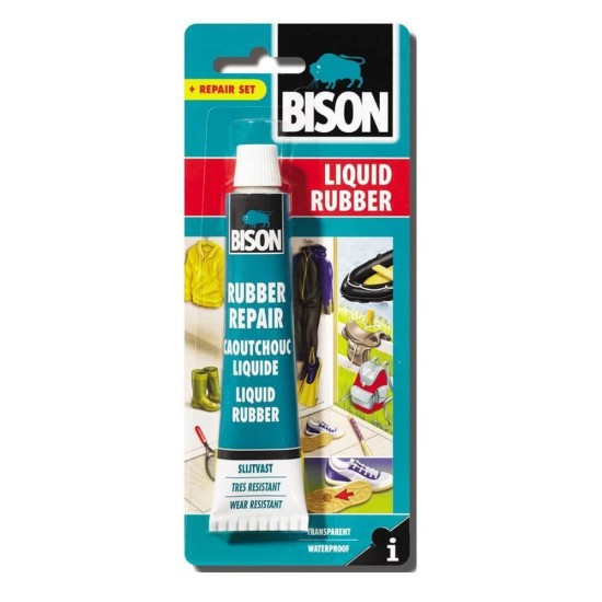 Adeziv Liquid Rubber BISON, 50 ml, Adeziv Lichid, Adeziv BISON, Adeziv Cauciuc, Adeziv Cauciuc Lichid, Adeziv Cauciuc BISON, Adeziv pentru Lipire, Adeziv pentru Reparare, Adeziv Universal Puternic