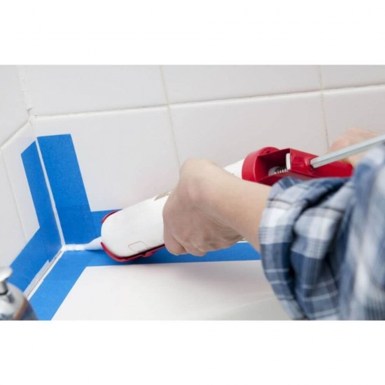 Etanseizant Acrilic Bison, 300 ml, Alb, Bison Acrylic Universal, Mastic Etanseizant Acrylic Universal, Mastic Acrilic Etansare Bison, Silicon Alb Etansare, Adeziv Alb pentru Etansare, Adezivi Siliconici Bison, Silicon Flexibil Extensibil