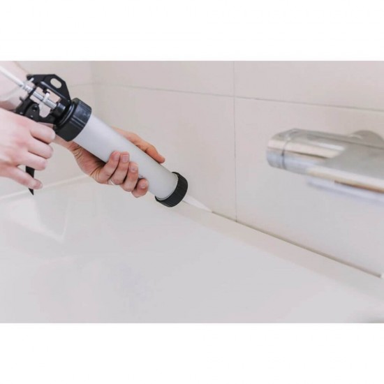 Silicon Neutral Rino, Maro, 280 ml, pentru Materialele de Constructie Poroase sau Neporoase, Silicon Neutral Rino, Silicon Universal Maro, Silicon Pentru Baie si Bucatarie, Silicon Etansare Spatii Sanitare, Mastic Etanseizant Neutral