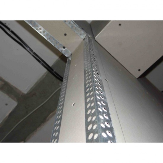 Set 50 Coltare Aluminiu Premium, 23x23 mm, 3 m, Fara Plasa, Profil pentru Colt Exterior, Coltar Exterior, Coltar Aluminiu, Profil Colturi, Profil Colturi Exterioare, Profil Protectie Colturi, Profil Aluminiu Colt Exterior, Profil Protectia Colturilor