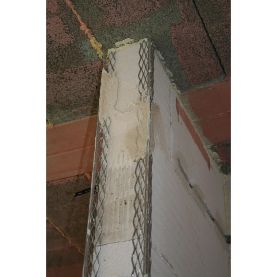 Set 25 Coltare Aluminiu Tencuiala, 36x36mm x 3m, Tabla Zincata, Profil pentru Colt Exterior, Coltar Exterior, Coltar Aluminiu, Profil Colturi, Profil Colturi Exterioare, Profil Protectie Colturi, Profil Protectia Colturilor, Profil Coltar Tencuiala