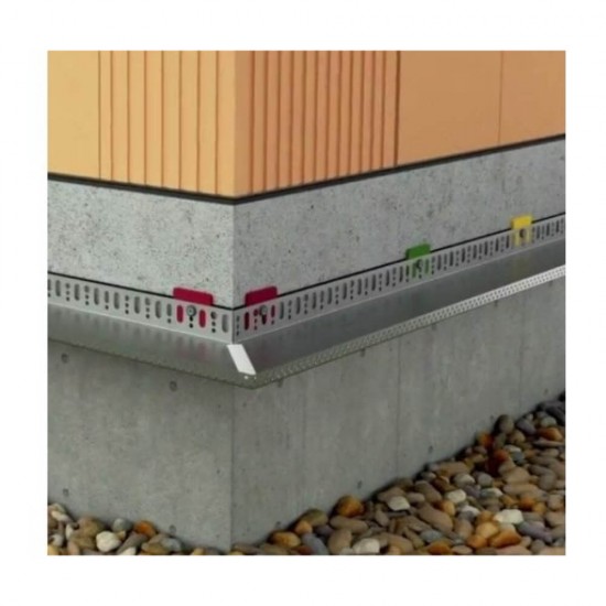 Profil Aluminiu pentru Soclu, 53mm x 2m, Profil pentru Polistiren, Profile pentru Polistiren, Profil Placi Polistiren, Profil Soclu, Profil pentru Soclu, Profile pentru Soclu, Profil Soclu Aluminiu, Profil U Aluminiu