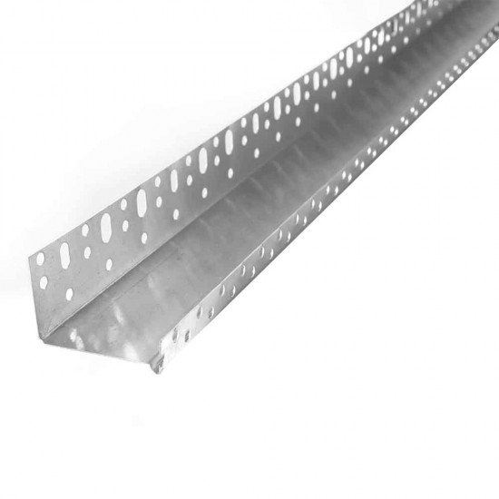 Profil din Aluminiu pentru Soclu, 153mm x 2.5m, Profil Soclu Polistiren, Profil Aluminiu Soclu, Profil Aluminiu Polistiren, Profil Soclu Fatada, Profil de Soclu din Polistiren, Profil Soclu Placi Termoizolante, Profil Aluminiu de Soclu