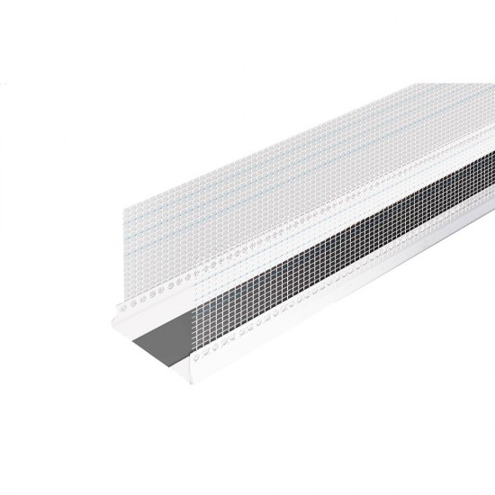 Profil PVC pentru Dilatatie, 2 m, Alb, cu Plasa, pentru Suprafete Plane sau cu Unghi, Profil PVC Dilatatii, Profil Dilatatii, Profile Dilatatii, Profil pentru Dilatatie, Profil pentru Dilatatii, Profil PVC pentru Dilatatii, Profile PVC pentru Dilatatii