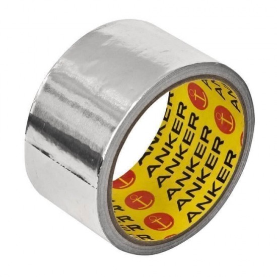 Banda Adeziva din Aluminiu ANKER, Dimensiune 50mm x 10m, Banda Adeziva din Aluminiu, Banda Adeziva ANKER, Banda Adeziva Aluminiu, Banda Adeziva Reparatii, Banda Adeziva Universala, Banda Adeziva Impermiabila