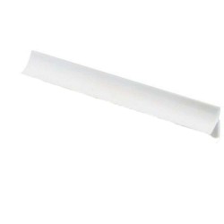 Profil pentru Colt din PVC Portelanat, Alb, 2,5 m