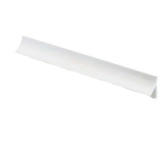 Profil pentru Colt din PVC Portelanat, Alb, 2,5 m