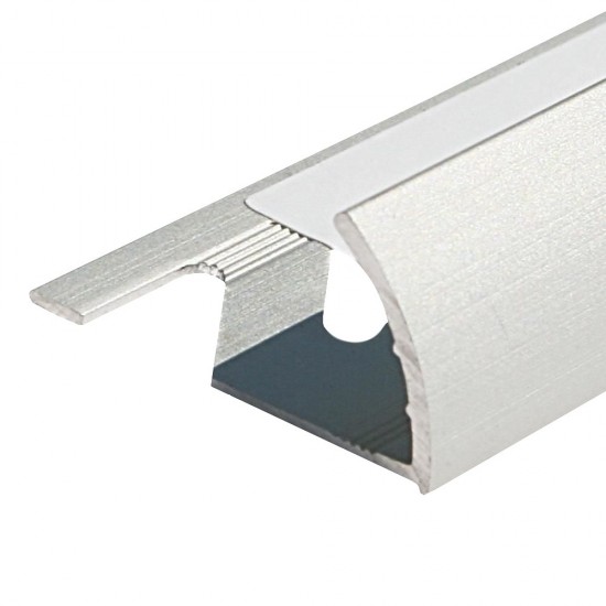 Profil Aluminiu Colt Exterior, 10mm x 2.5m, Argintiu, Model TRA100/00, Profil pentru Colt Exterior, Profil Colturi, Profil Colturi Exterioare, Profil Protectie Colturi, Profil Aluminiu Colt Exterior, Profil Protectia Colturilor, Profile Colturi Exterioare