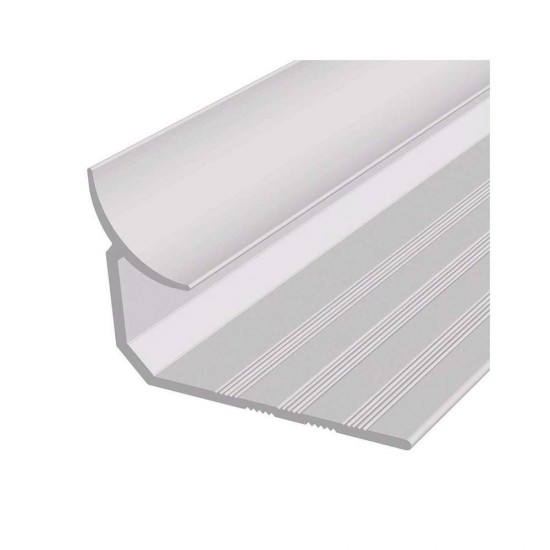 Profil Coltar Interior TI90, din Aluminiu, Argintiu, 2,5 m