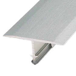 Profil de Trecere EDA40,Tip "T", Aluminiu, 20 mm x 2.5 m, Argintiu, Profil de Trecere, Profil de Trecere Pardoseli, Profil Trecere Tip T, Profil de Trecere Aluminiu, Profil de Trecere Fara Diferenta la Nivel, Profil Trecere Pardoseli