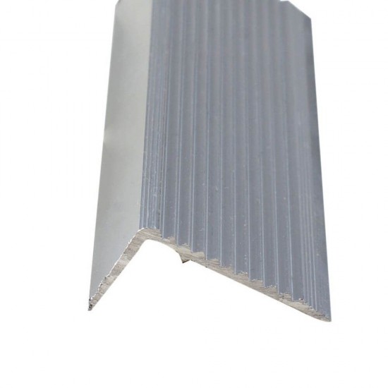 Profil Treapta 4712, 20mm x 20mm x 2.7m, Aluminiu, Argintiu, Profil Treapta 270cm, Profil de Aluminiu pentru Treapta, Profil Argintiu pentru Treapta, Profile de Aluminiu pentru Trepte, Profile Trepte Argintii, Profile pentru Scari