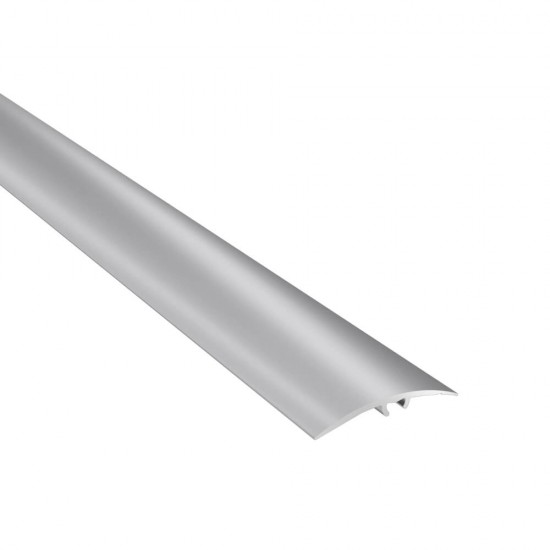 Profil Trecere cu Functie Dubla 4155, 41mm x 2.7m, Aluminiu, Argintiu, Profil Trecere Pardoseala, Profil de Trecere Functie Dubla, Profil de Trecere Aluminiu, Profile de Trecere Parchet, Profil Trecere cu Functie Dubla Pardoseli