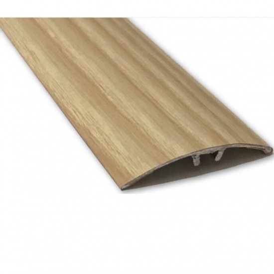 Profil Trecere cu Functie Dubla 4155, 41mm x 2.7m, Aluminiu, Fag, Profil Trecere Pardoseala, Profil de Trecere Functie Dubla, Profil de Trecere Aluminiu, Profile de Trecere Parchet, Profil Trecere cu Functie Dubla Pardoseli