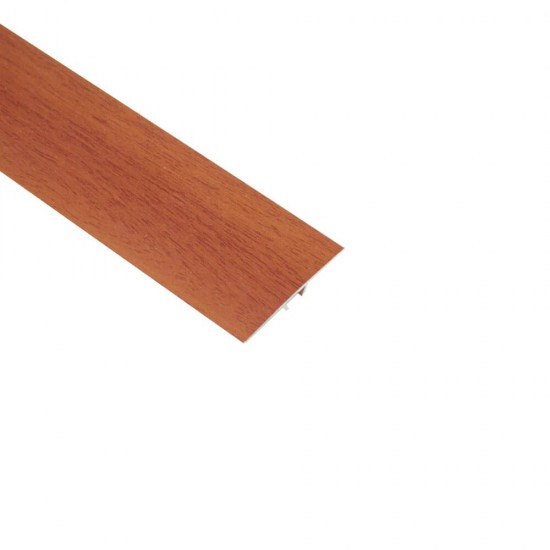 Profil Trecere cu Functie Dubla 4155, 41mm x 2.7m, Aluminiu, Cires, Profil Trecere Pardoseala, Profil de Trecere Functie Dubla, Profil de Trecere Aluminiu, Profile de Trecere Parchet, Profil Trecere cu Functie Dubla Pardoseli