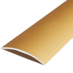 Profil de Trecere 4713, 2.7 m, Aluminiu Neted Neperforat, Auriu, Profil de Trecere 270 cm, Profile de Trecere Intre Pardoseli, Profile de Trecere la Acelasi Nivel, Profil de Trecere la Acelasi Nivel, Profil Trecere Parchet, Profil Trecere Gresie