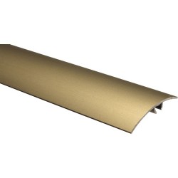 Profil de Trecere Functie Dubla 4155, 41mm x 2.7m, Aluminiu, Bronz, Profil de Trecere 270cm, Profile de Trecere Intre Pardoseli, Profile de Trecere la Niveluri Diferite, Profil Trecere Parchet, Profil Trecere Gresie, Profile Trecere Pardoseli