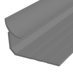 Profil pentru Colt Interior din Aluminiu, 2.5 m, Culoare Grafit, Profil Colt Interior, Profil Colt