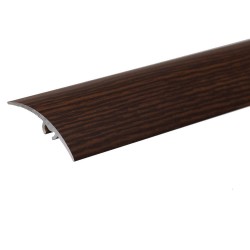 Profil Trecere Aluminiu, 30mm x 2.7m, Maro Inchis, Functie Dubla, Model 3047, Profil Trecere, Profil pentru Trecere, Profil Trecere Pardoseli, Profil Trecere Podele, Profil Trecere Pardoseala, Profil Trecere Podea, Profil pentru Podea