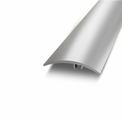 Profil de Trecere cu Functie Dubla cu Surub Ascuns, Aluminiu, 50 mm x 2.7 m, Culoare Argintie, Profil Trecere, Profil Trecere Gresie, Profil Trecere Parchet