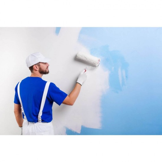 Set Ustensile de Zugravit, cu Rola cu Maner si Gratar, 240 mm, Rola de Poliester pentru Vopsit, Set Ustensile pentru Vopsit, Unelte de Zugravit si Vopsit, Unelte pentru Renovarea Spatiilor