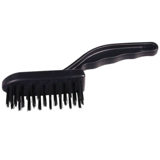 Perie de Sarma Antirugina, cu 4 Randuri, Neagra, Perie pentru Curatare Ruginei, Perii de Indepartare a Ruginei, Perii Industriale, Accesorii Slefuire, Perie Manuala Antirugina, Perii de Sarma Antirugina