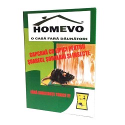 Homevo Capcana cu Lipici pentru Soareci, Sobolani si Insecte