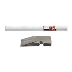 Dreptar Trapezoidal din Aluminiu KAPRO, 250 cm, Rigla de Zidarie, Dreptar de Aluminiu 2.5 m, Dreptar Profil Trapez, Dreptare de Aluminiu Trapezoidal, Dreptar Aluminiu pentru Finisari Interioare, Amenajari Interioare, Instrumente de Masura
