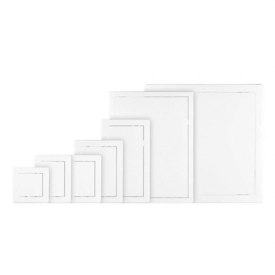 Usita de Vizitare Karro, 150x200 mm, Plastic Alb, Usite de Vizitare Mici de Plastic, Usite de Plastic 150x200 mm, Usite din Plastic pentru Casa, Usite de Vizitare pentru Holuri si Birouri, Usita de Vizitare pentru Marcare si Acces