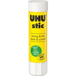 Lipici Solid Hartie UHU Stick Adeziv, 21g, Fara Solventi, Lipici pentru Uz Scolar, Lipici Scoala, Lipici Solid Mic, Lipici Stick Solid, Lipici pentru Craft, Lipici Solid cu Uscare Rapida, Lipici Solid Rezistent, Tub Lipici Solid