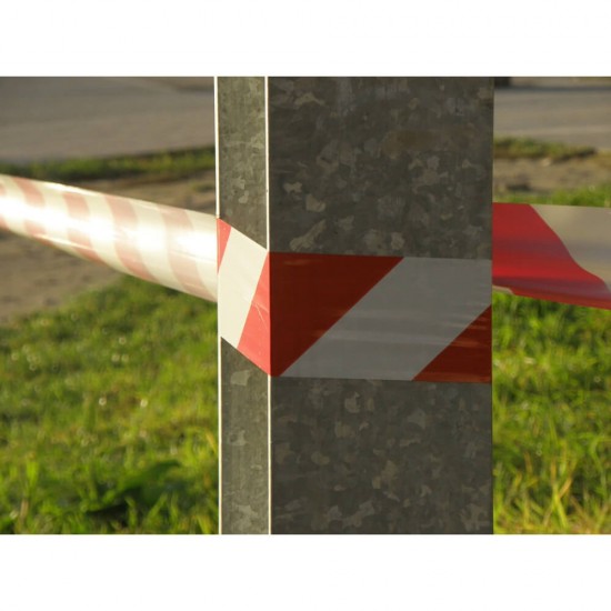 Banda de Delimitare si Semnalizare, Alb/Rosu, 70mm x 200m, Banda Semnalizare, Banda Semnalizare si Delimitare, Banda pentru Semnalizare, Banda pentru Delimitare, Banda Avertizare, Banda Pericole, Banda Accidente, Banda Santier
