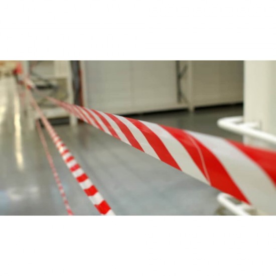 Banda de Delimitare si Semnalizare, Alb/Rosu, 70mm x 200m, Banda Semnalizare, Banda Semnalizare si Delimitare, Banda pentru Semnalizare, Banda pentru Delimitare, Banda Avertizare, Banda Pericole, Banda Accidente, Banda Santier