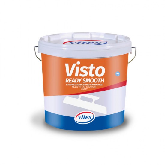 Glet Ready Smooth Vitex Visto, 5 Kg, Glet Finisaj, Glet Fin, Glet Profesional , Glet Profesional de Finisaj, Glet Pasta, Glet de Pasta, Glet Alb, Glet de Finisaj, Glet Acrilic, Glet pentru Beton, Glet de Ipsos